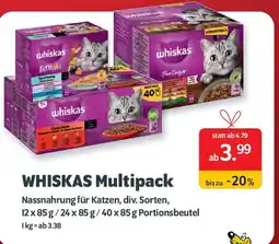 Das Futterhaus WHISKAS Multipack Angebot