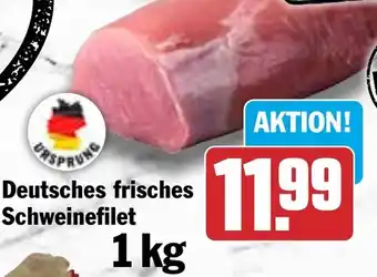HIT Deutsches frisches Schweinefilet Angebot