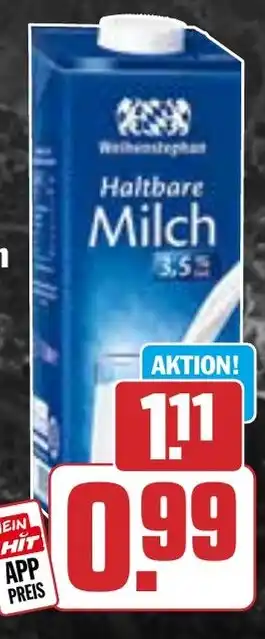 HIT Weihen- stephan H-Milch Angebot