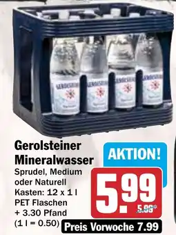 HIT Gerolsteiner Mineralwasser Angebot