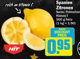 HIT Spanien Zitronen Angebot
