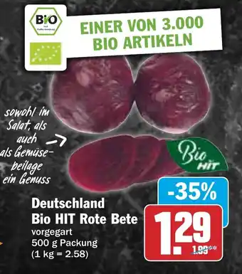 HIT Deutschland Bio HIT Rote Bete Angebot