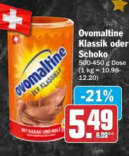 HIT Ovomaltine Klassik oder Schoko Angebot