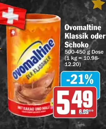 HIT Ovomaltine Klassik oder Schoko Angebot