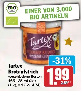 HIT Tartex Brotaufstrich Angebot