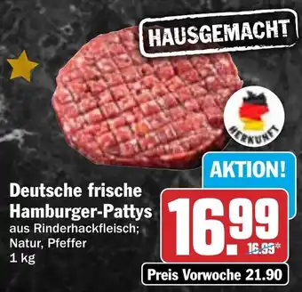 HIT Deutsche frische Hamburger-Pattys Angebot