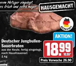 HIT Deutscher Jungbullen- Sauerbraten Angebot