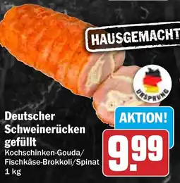 HIT Deutscher Schweinerücken gefüllt Angebot