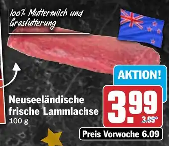 HIT Neuseeländische frische Lammlachse Angebot