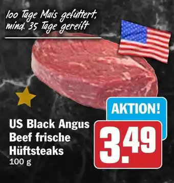 HIT US Black Angus Beef frische Hüftsteaks Angebot