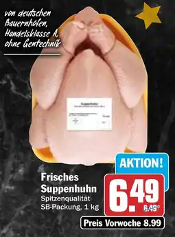 HIT Frisches Suppenhuhn Angebot