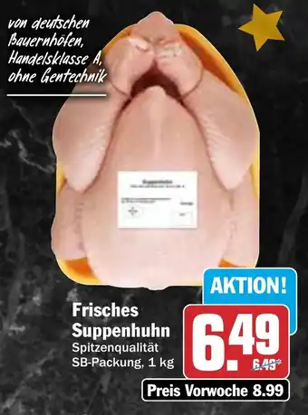 HIT Frisches Suppenhuhn Angebot