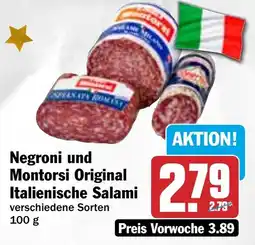 HIT Negroni und Montorsi Original Italienische Salami Angebot