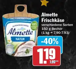 HIT Almette Frischkäse Angebot