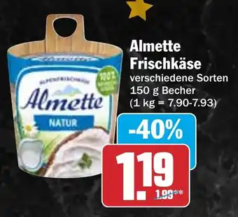 HIT Almette Frischkäse Angebot
