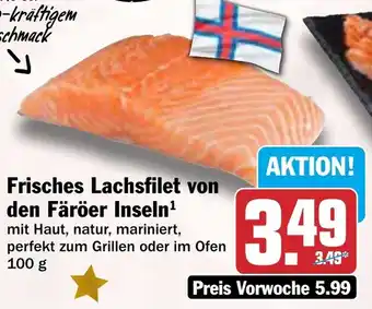 HIT Frisches Lachsfilet von den Färöer Inseln Angebot