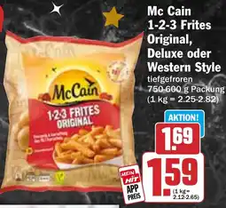 HIT McCain 1-2-3 Frites Original, Deluxe oder Western Style Angebot