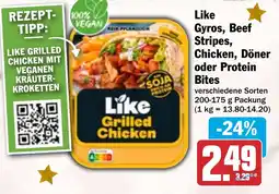 HIT Like Gyros, Beef Stripes, Chicken, Döner oder Protein Bites Angebot