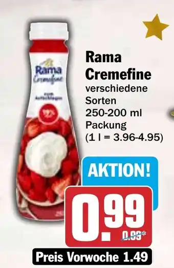 HIT Rama Cremefine Angebot
