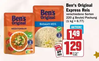 HIT Ben's Original Express Reis Angebot