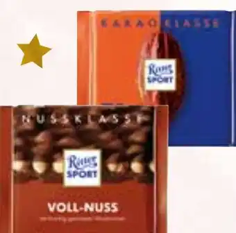 HIT Ritter Sport Nuss-Klasse oder Kakao-Klasse Angebot