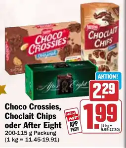 HIT Choco Crossies, Choclait Chips oder After Eight Angebot
