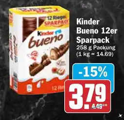 HIT Kinder Bueno 12er Sparpack Angebot