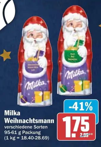 HIT Milka Weihnachtsmann Angebot