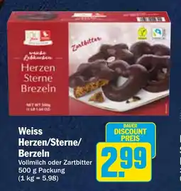 HIT Weiss Herzen/Sterne/ Berzeln Angebot