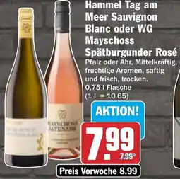 HIT Hammel Tag am Meer Sauvignon Blanc oder WG Mayschoss Spätburgunder Rosé Angebot