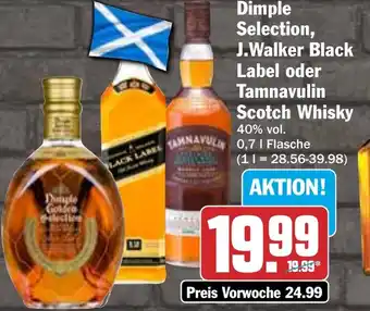 HIT Dimple Selection, J.Walker Black Label oder Tamnavulin Scotch Whisky Angebot