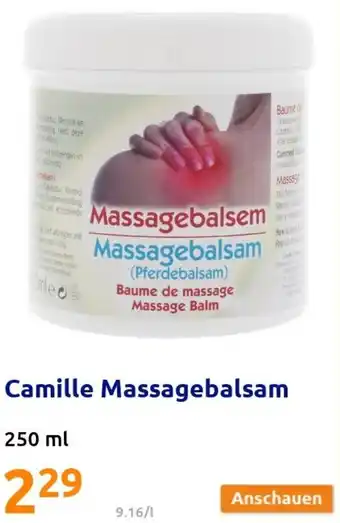 Action Camille Massagebalsam 250ml Angebot