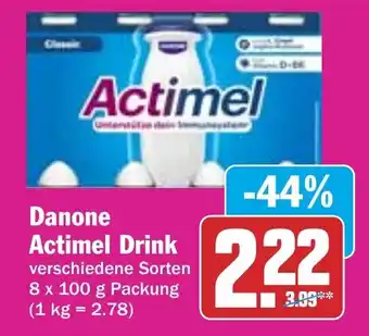 HIT Danone Actimel Drink Angebot