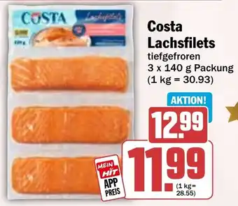 HIT Costa Lachsfilets Angebot