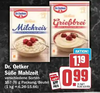 HIT Dr. Oetker Süße Mahlzeit Angebot