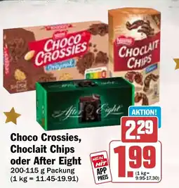 HIT Choco Crossies, Choclait Chips oder After Eight Angebot