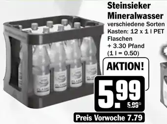 HIT Steinsieker Mineralwasser Angebot