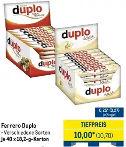 METRO Ferrero Duplo Angebot
