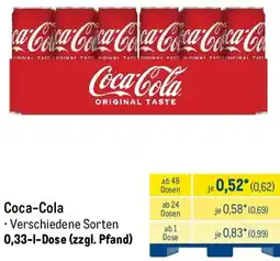 METRO Coca-Cola Angebot