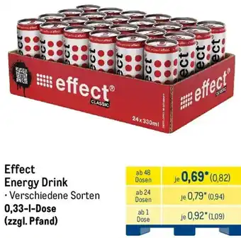 METRO Effect Energy Drink Angebot