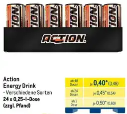 METRO Action Energy Drink Angebot