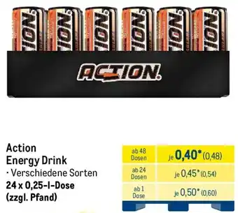 METRO Action Energy Drink Angebot