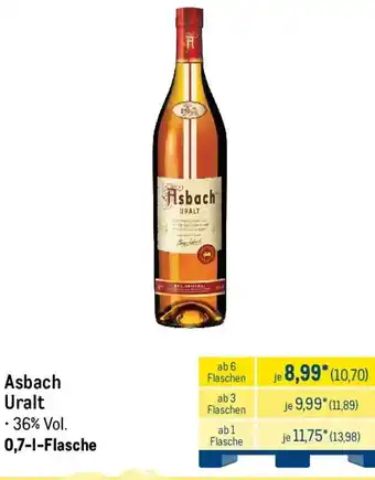 METRO Asbach Uralt Angebot