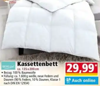 Norma Kassettenbett Angebot
