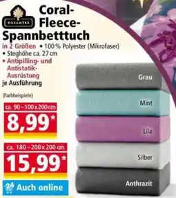 Norma DREAMTEX Coral Fleece Spannbetttuch Angebot