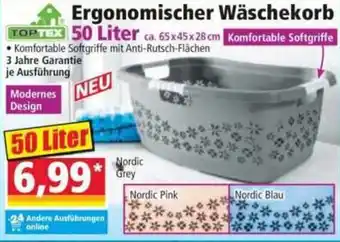 Norma TOPTEX Ergonomischer Wäschekorb Angebot