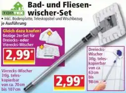 Norma TOPTEX Bad- und Fliesenwischer-Set Angebot