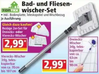Norma TOPTEX Bad- und Fliesenwischer-Set Angebot