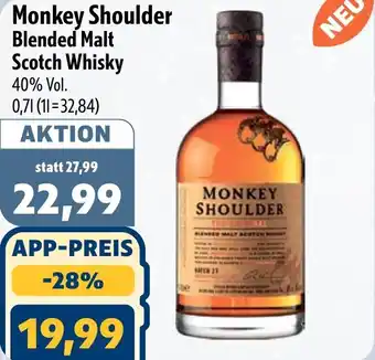 Aktiv Irma Monkey Shoulder Blended Malt Scotch Whisky Angebot