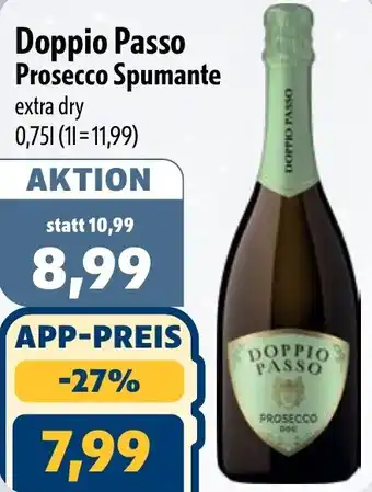 Aktiv Irma Doppio Passo Prosecco Spumante Angebot